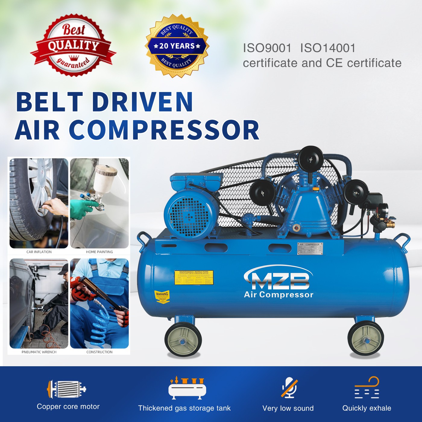 3 Belt Driven Air Compressor